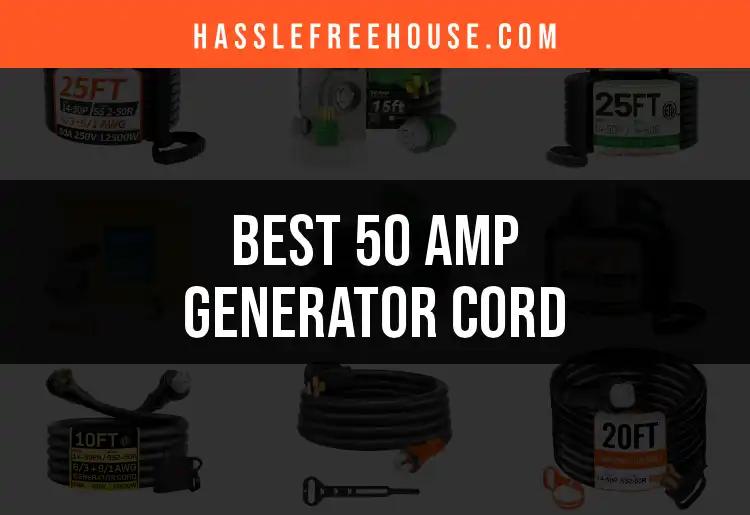 Top 10 50 Amp Generator Cords to Power Your Projects