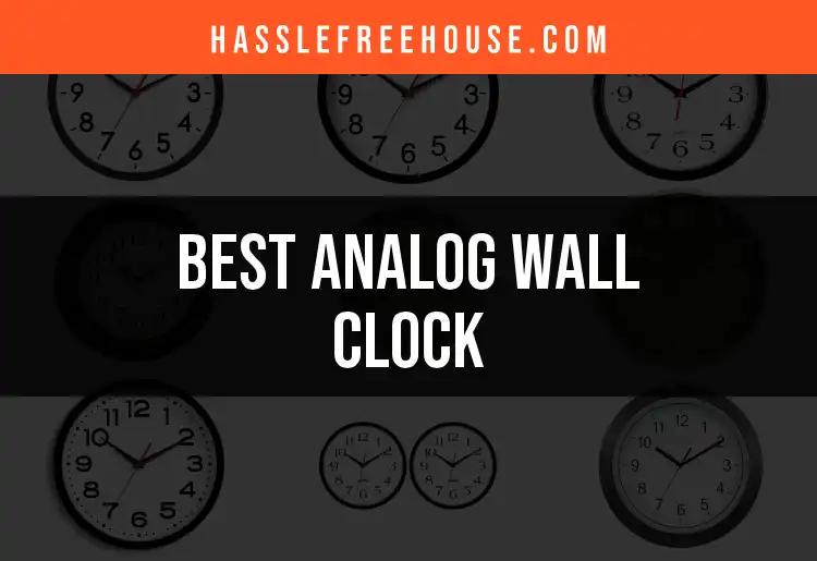 17 Essential Analog Wall Clocks to Elevate Your Space