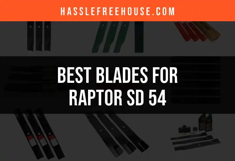 Top 10 Blades for Raptor SD 54 You Need to Consider