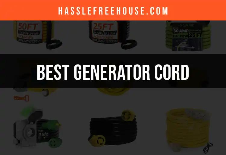 10 Best Generator Cords You Can Rely On