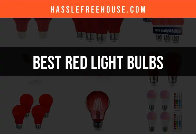 13 Red Light Bulbs to Brighten Your Home Efficiently