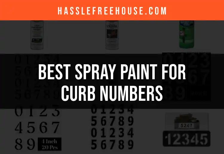 12 Best Spray Paints for Curb Numbers You Need to Try