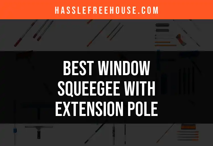 17 Top Window Squeegee with Extension Pole Picks featured